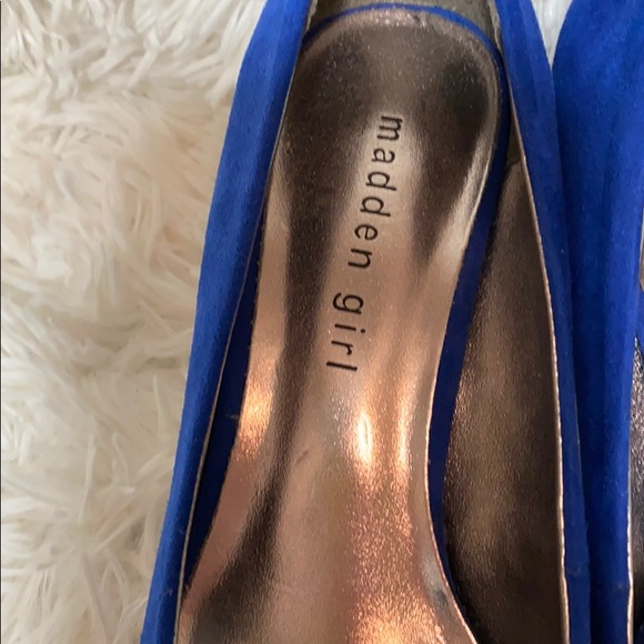 Madden Girl/Royal blue.like new/sz 7 - Picture 6 of 7